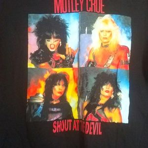 Motley crue, heavy metal tee